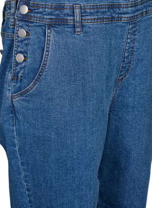 Zizzi Jeans-Latzhosen, Blue Denim, Packshot image number 3