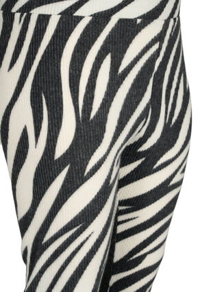 Zizzi Leggings mit Zebra-Print, White Zebra, Packshot image number 2