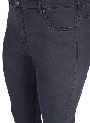 Zizzi Hochtaillierte Super Slim Amy Jeans, Grey Denim, Packshot image number 2