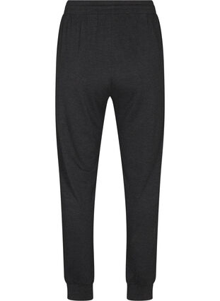 Zizzi Jerseyhose mit hoher Taille, Dark Grey Melange, Packshot image number 1