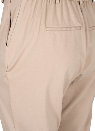 Zizzi Cropped Maddison Hose, Silver Mink, Packshot image number 3