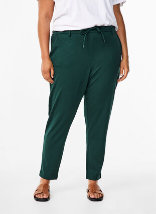 Zizzi Cropped Maddison Hose, Scarab, Model image number 2