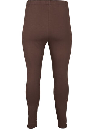 Zizzi Gefütterte Baumwollleggings., Chocolate Martini, Packshot image number 1