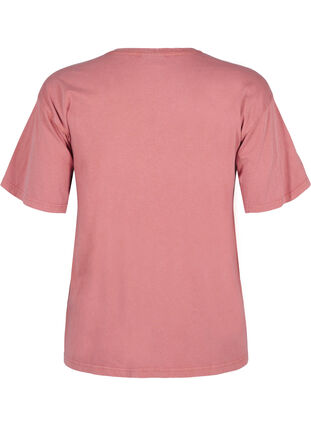 Zizzi T-Shirt mit Perlen, Heather Rose Washed, Packshot image number 1