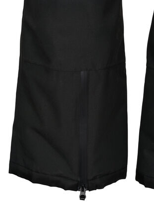 Zizzi Skihose mit Taschen und verstellbarer Taille, Black, Packshot image number 3