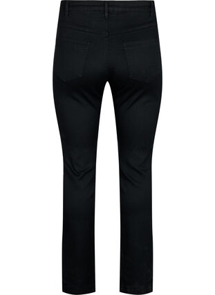 Zizzi Schmale Passform Emily Jeans mit normaler Taille, Black, Packshot image number 1