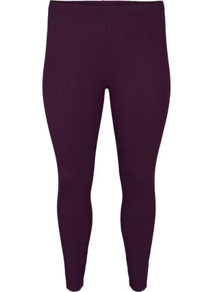 Zizzi Basic Leggings aus Viskose, Potent Purple, Packshot image number 0