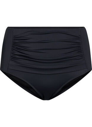 Zizzi Bikini-Unterteile mit hoher Taille, Black, Packshot image number 0