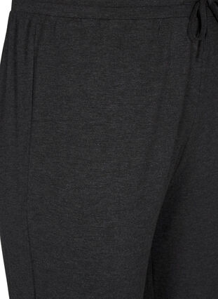 Zizzi Jerseyhose mit hoher Taille, Dark Grey Melange, Packshot image number 2