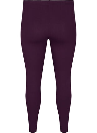 Zizzi Basic-Leggings aus Viskose, Potent Purple, Packshot image number 1