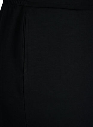 Zizzi Shorts aus Modalmischung mit Taschen, Black, Packshot image number 3