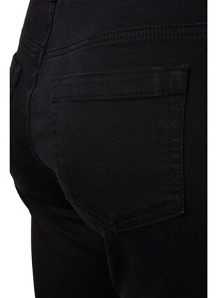 Zizzi Ellen Bootcut-Jeans mit hoher Taille., Black, Packshot image number 3