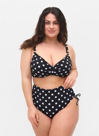 Bikinihose mit Print, Dotted Print, Model