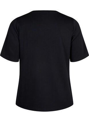 Zizzi T-Shirt aus Modalgemisch, Black, Packshot image number 1