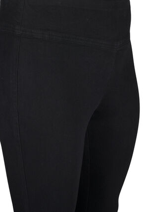 Zizzi Dehnbare Jeggings mit hoher Taille, Black, Packshot image number 2