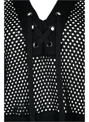 Zizzi Pullover mit Muster, Black, Packshot image number 2