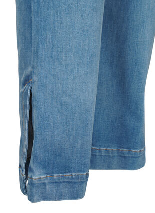 Zizzi Bootcut-Jeans mit Schlitz, Blue Denim, Packshot image number 4