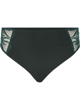 Zizzi Tai Slip mit Stickerei und regulärer Taille, Scarab, Packshot image number 0