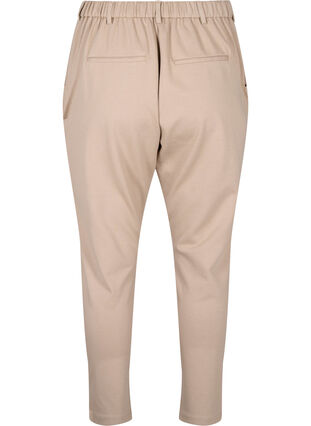 Zizzi Cropped Maddison Hose, Silver Mink, Packshot image number 1