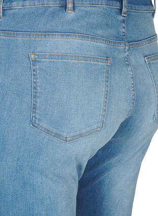 Zizzi Bootcut-Jeans mit Schlitz, Blue Denim, Packshot image number 3