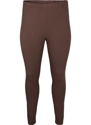 Zizzi Gefütterte Baumwollleggings., Chocolate Martini, Packshot image number 0