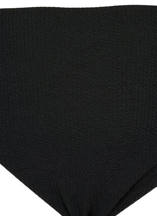 Zizzi Bikinihose mit Kreppstruktur, Black, Packshot image number 2