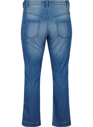 Zizzi Slim Fit Emily Jeans mit normaler Taillenhöhe, Light blue, Packshot image number 1