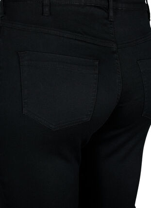 Zizzi Schmale Passform Emily Jeans mit normaler Taille, Black, Packshot image number 3