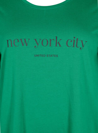 Zizzi FLASH - T-Shirt mit Motiv, Jolly Green, Packshot image number 2