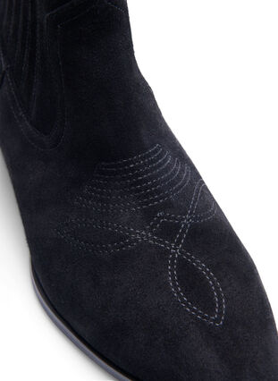 Zizzi Extra-Weite - Wildleder-Stiefelette, Black, Packshot image number 2