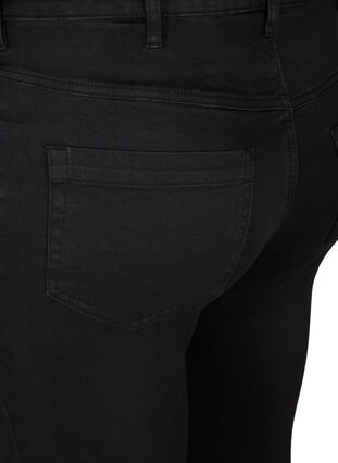 Zizzi Super Slim Amy Jeans mit hoher Taille, Black, Packshot image number 3