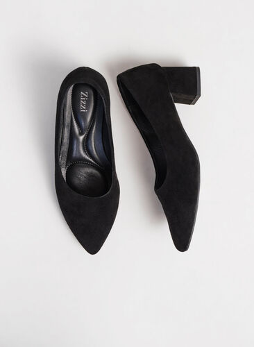 Zizzi Extra-Weite - Pumps aus Wildleder, Black, Image image number 0