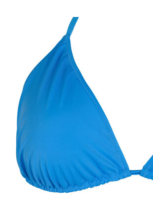 Zizzi Einfarbiges Triangel-Bikinioberteil, Nebulas Blue, Packshot image number 2