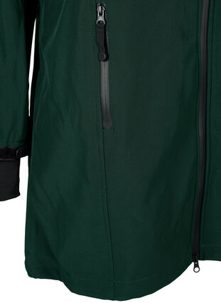 Zizzi Softshell-Jacke mit abnehmbarer Kapuze, Scarab, Packshot image number 3