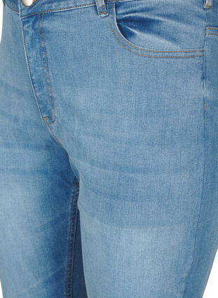 Zizzi Bootcut-Jeans mit Schlitz, Blue Denim, Packshot image number 2