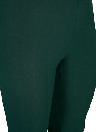 Zizzi Basic-Leggings aus Viskose, Scarab, Packshot image number 2