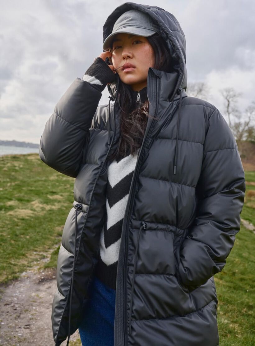 Zizzi Wasserabweisende Jacke, , Model, 1